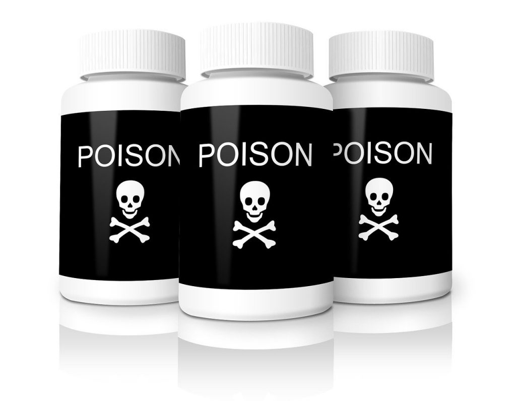 poison, bottle, skull