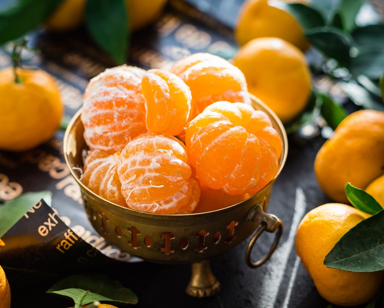 mandarins, fruit, citrus